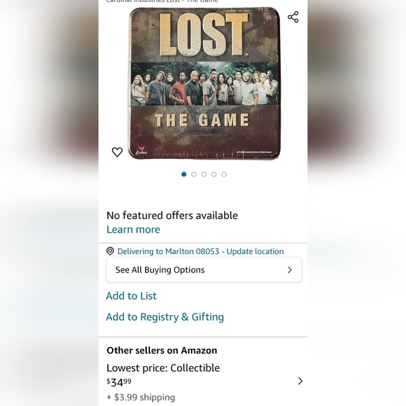 Lost game collector tin. game sealed in package - Picture 6 of 6